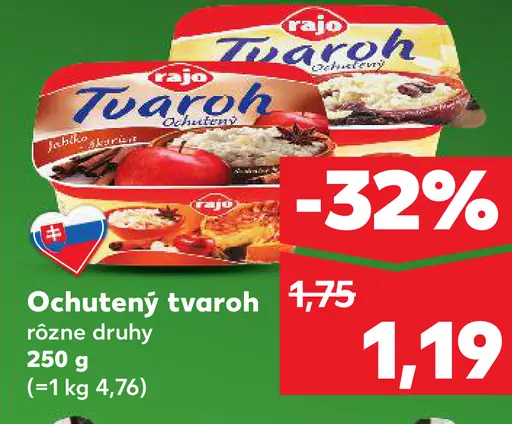 Rajo tvaroh ochutený