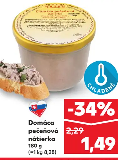 K-Classic domáca pečeňová nátierka