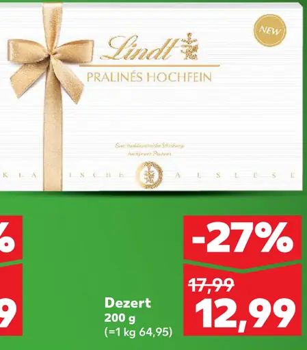 Lindt Pralinés Hochfein dezert