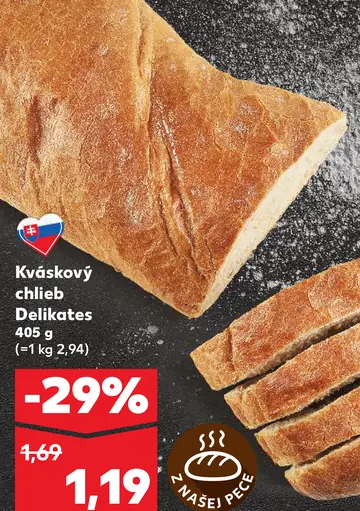Kváskový chlieb Delikates