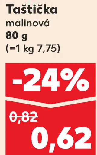 Taštička malinová