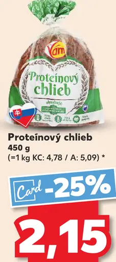 Proteinový chlieb