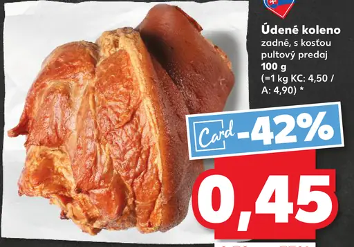 Údené koleno zadné