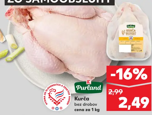 Purland Kurča bez drobov