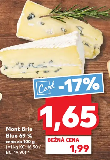 Mont Brie Blue 69 % syr