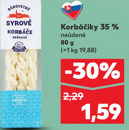Bánovecké Korbáčiky 35 % neúdené