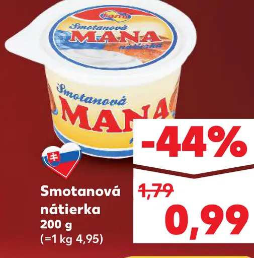 Mana Smotanová nátierka