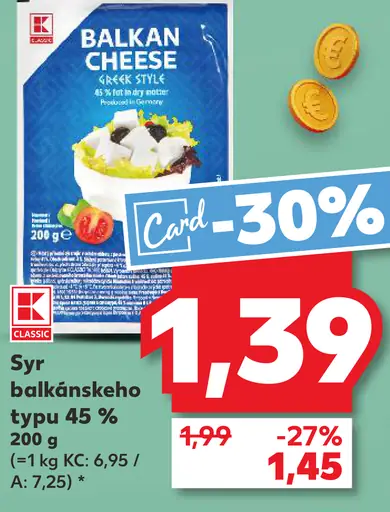 Syr balkánskeho typu 45 %