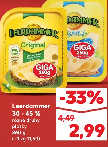 Leerdammer Original plátky