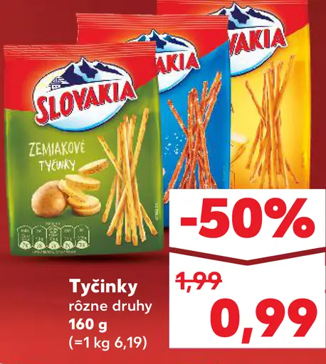 Slovakia Tyčinky slané