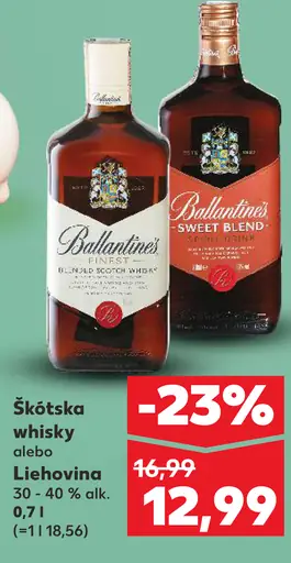 Ballantine's whisky alebo liehovina