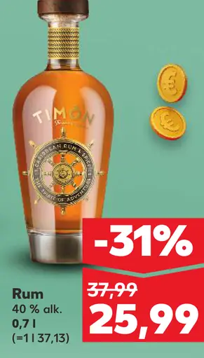 Tymbark rum 40 %