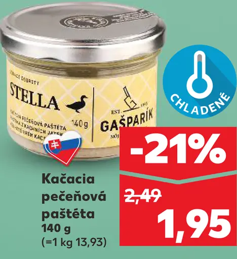 Stella Kačacia pečeňová paštéta