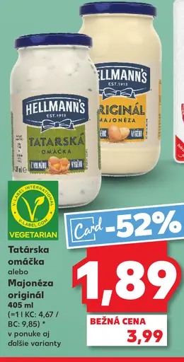 Hellmann's Tatárska omáčka