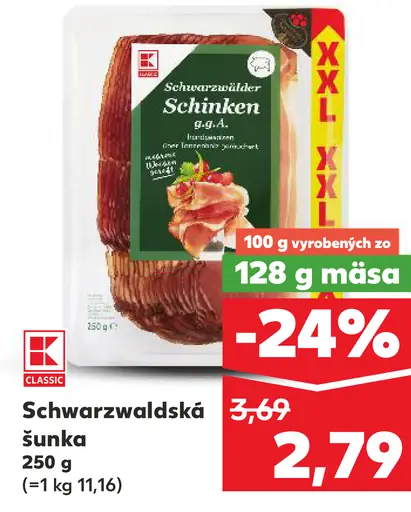 K-Classic Schwarzwaldská šunka