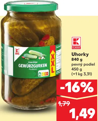 K-Classic Uhorky