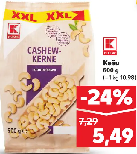 K-Classic Kešu natur