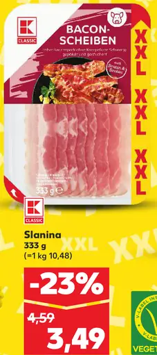 K-Classic slanina Bacon-Scheiben