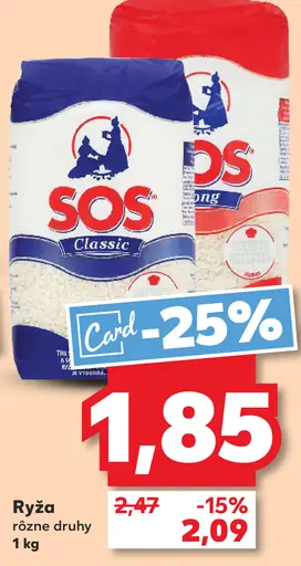 SOS ryža Classic