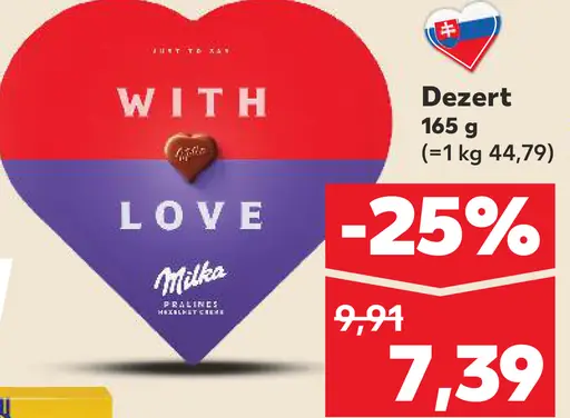 Milka with love dezert