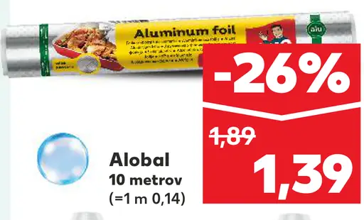 Alobal hliníková fólia