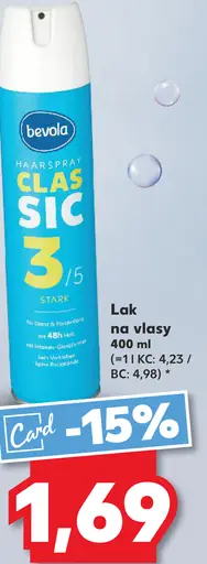 Bevola Lak na vlasy Classic 3/5