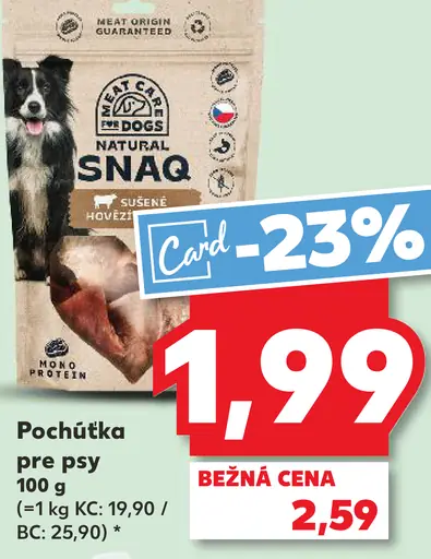 Meat Lovers Natural Snag pochúťka pre psy