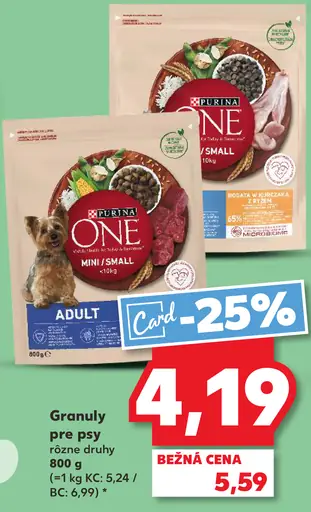 Purina One granuly pre psy