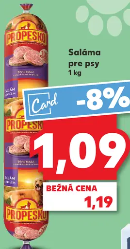 Propesko Saláma pre psy