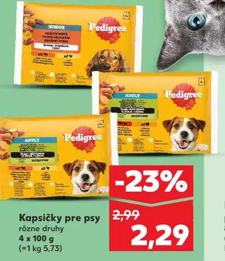 Pedigree kapsičky pre psy
