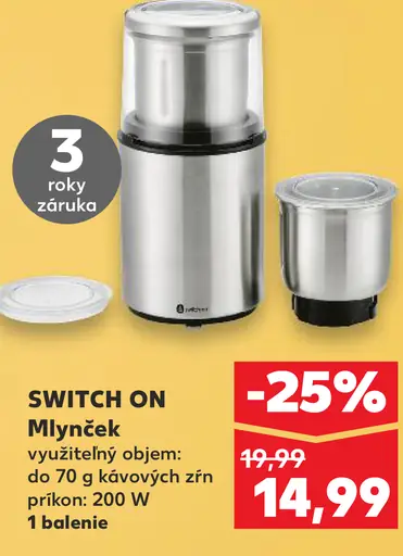 Switch On Mlynček na kávu
