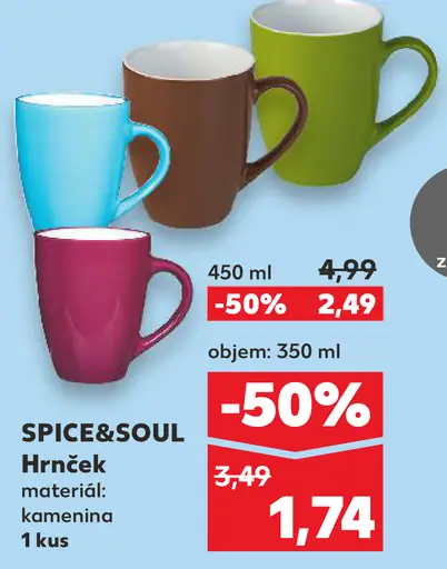 SPICE&SOUL hrnček kamenina