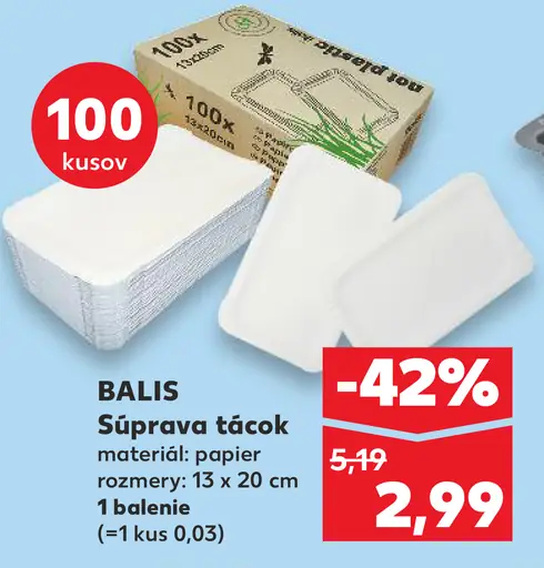 Balis Súprava táck