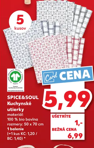 SPICE&SOUL Kuchynské utierky