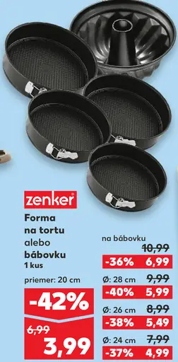 Zenker Forma na tortu alebo bábovku