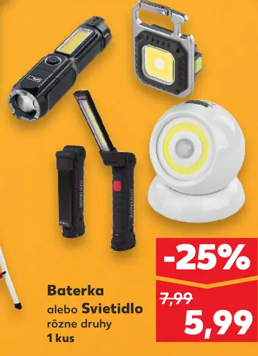 Baterka alebo svietidlo