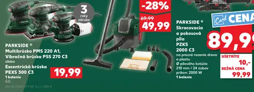 Parkside skráťovacia a pokosová píla PZKS 2000 C3