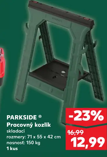 Parkside pracovný kozlík skladací