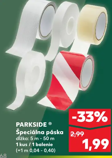Parkside špeciálna páska
