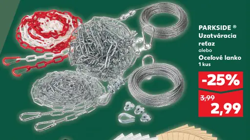 Parkside uzatváracia reťaz