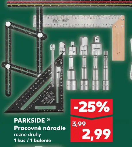 Parkside Pracovné náradie