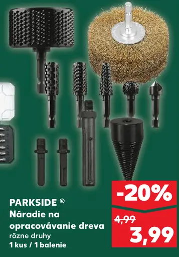 Parkside náradie na opracovávanie dreva
