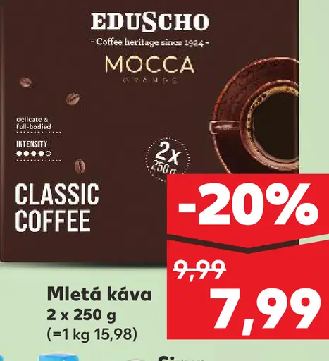 Eduscho Mletá káva Classic Coffee