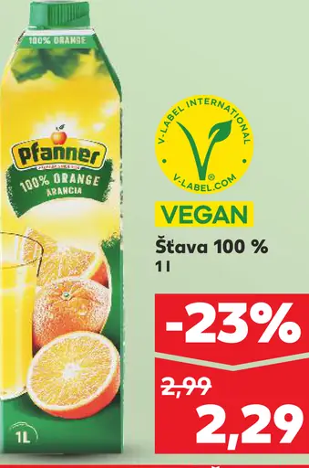 Pfanner Šťava 100 %