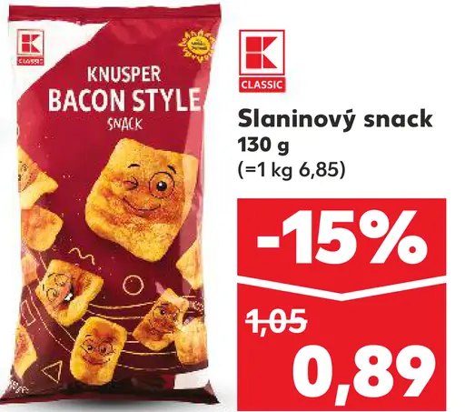 K-Classic slaninový snack