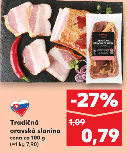 Tradičná oravská slanina