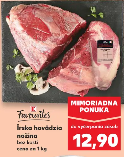 Favourites írska hovädzia nožina bez kosti