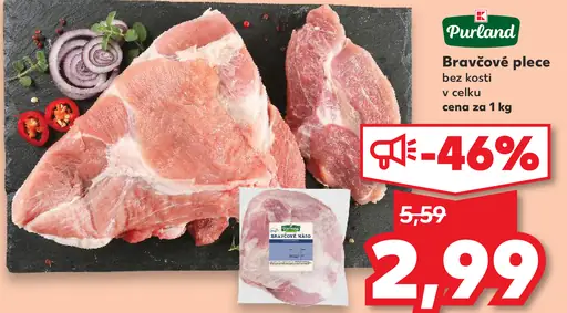 Purland bravčové plece bez kosti vcelku