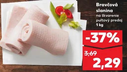 Bravčová slanina na škvarenie