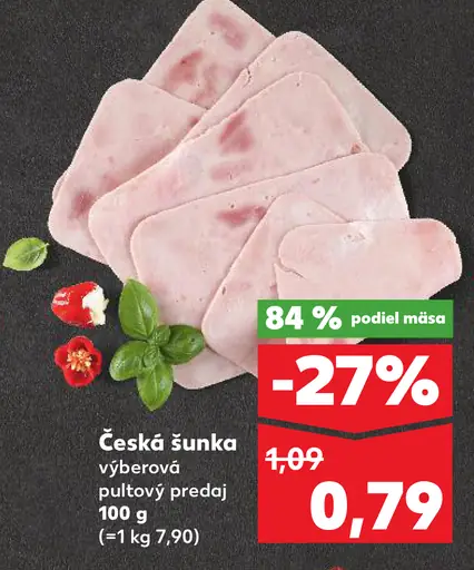 K-Purland Šunka od kosti výberová pultový predaj